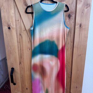Amazon multi colored maxi dress, size XL, Never worn